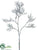 Twig Spray - Gray - Pack of 12