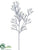 Fern Spray - Silver Glittered - Pack of 24