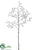 Snowed Branch - White - Pack of 12