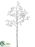 Silk Plants Direct Snowed Branch - White - Pack of 12