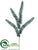 Fern Spray - Peacock - Pack of 12