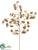 Mini Leaf Spray - Gold - Pack of 12