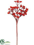 Silk Plants Direct Flower Spray - Red - Pack of 24