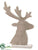 Reindeer - Brown White - Pack of 8