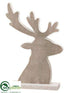 Silk Plants Direct Reindeer - Brown White - Pack of 8