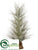 Long Needle Pine Tree - Green Silver - Pack of 2