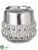 Cement Pot - Silver - Pack of 4