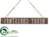 Silk Plants Direct Hanging Sign - White Brown - Pack of 24