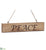 Peace Hanging Wall Decor - Brown - Pack of 4