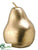 Pear - Gold Metallic - Pack of 12