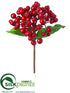 Silk Plants Direct Berry Spray - Red - Pack of 12