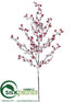 Silk Plants Direct Berry Branch - Red Snow - Pack of 6