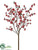 Berry Tree Branch - Red - Pack of 2