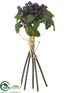 Silk Plants Direct Berry Bundle - Burgundy - Pack of 24