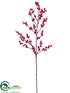 Silk Plants Direct Berry Spray - Red - Pack of 12