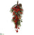 Berry, Rosehip, Pine Door Swag - Red Brown - Pack of 2