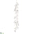 Eucalyptus Leaf Garland - White - Pack of 4