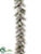 Pine Cone, Pine Garland - Snow Green - Pack of 2