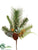 Pine, Cedar, Fern Pick - Green - Pack of 24