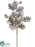 Silk Plants Direct Oak Leaf Spray - Silver - Pack of 12