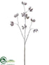 Silk Plants Direct Cotton Pod Spray - Brown Snow - Pack of 24