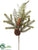 Pine, Fern, Cone Spray - Green - Pack of 6