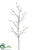 Snowed Twig Spray - Brown White - Pack of 12