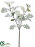 Silk Plants Direct Dusty Miller Spray - Green Snow - Pack of 24