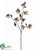 Metallic Dogwood Spray - Gold Tiffany - Pack of 6