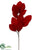 Magnolia Leaf Spray - Red - Pack of 12