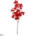 Silk Plants Direct Velvet Dogwood Spray - Red - Pack of 12