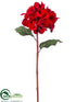 Silk Plants Direct Hydrangea Spray - Red - Pack of 12