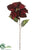 Poinsettia Spray - Burgundy - Pack of 12