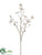 Dogwood Spray - White - Pack of 12