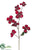 Glitter Velvet Dogwood Spray - Burgundy - Pack of 12