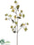 Mini Dogwood Spray - Green - Pack of 12