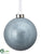 Glass Ball Ornament - Blue - Pack of 6