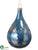 Glass Teardrop Ornament - Blue - Pack of 6