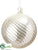 Ball Ornament - Pearl - Pack of 6