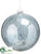 Ball Ornament - Blue Antique - Pack of 12