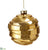 Glass Ball Ornament - Gold - Pack of 4