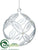 Ball Ornament - Clear - Pack of 6