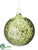 Ball Ornament - Green - Pack of 6