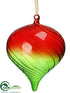 Silk Plants Direct Onion Ornament - Red Green - Pack of 6