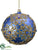 Journey of The Magi Ball Ornament - Blue Gold - Pack of 2