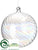 Ball Ornament - Clear - Pack of 6