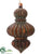 Finial Ornament - Bronze Antique - Pack of 6