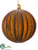 Ball Ornament - Bronze Antique - Pack of 6