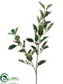 Silk Plants Direct Holly Spray - Variegated Red - Pack of 12