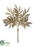 Silk Plants Direct Coconut Leaf Bundle - Champagne - Pack of 24